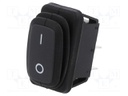 ROCKER; SPST; Pos: 2; OFF-ON; 10A/250VAC; 25A/12VDC; 50mΩ; -20÷85°C