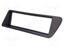 Radio mounting frame; Peugeot; 1 DIN; black