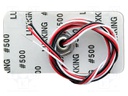 Panel; analogue; VDC: 0÷1V; 125mVDC; 43.5x21.4x7mm; Ø5mm