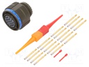 Connector: circular; D38999 series III; plug; female; PIN: 18; 7.5A