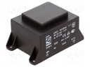 Transformer: encapsulated; 16VA; 230VAC; 6V; 2667mA; Mounting: PCB