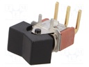 ROCKER; SPDT; Pos: 2; ON-ON; Rcont max: 10mΩ; -30÷85°C; Mounting: THT