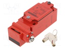 Safety switch: key operated; Series: XCSC; Contacts: NC x2 + NO