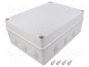 Enclosure: junction box; X: 245mm; Y: 335mm; Z: 133mm