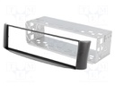 Radio mounting frame; Smart; 1 DIN; grey