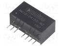Converter: DC/DC; 1W; Uin: 18÷36V; 15VDC; Iout: 67mA; SIP8; 4.9g