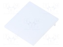 Cap for LED profiles; milky; PMMA; Application: VARIO30-01; V: E9