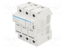 Fuse disconnector; 8x32mm; DIN; 25A; 400V; Poles: 3; -40÷70°C; IP20