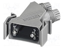 Enclosure: for D-Sub connectors; D-Sub 15pin,D-Sub HD 26pin