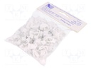 Holder; white; Application: YDYp 3x2,5,for flat cable; 100pcs.