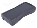Enclosure: for remote controller; X: 77.9mm; Y: 159.4mm; Z: 33.5mm