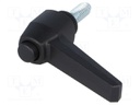 Lever; adjustable; Thread len: 16mm; Lever length: 50mm