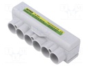 Splice terminal: distribution block; SLT50; 1kV; PIN: 9(6+3)