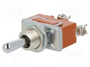 Switch: toggle; Pos: 3; SP3T; (ON)-OFF-(ON); 15A/250VAC; 15A/30VDC