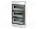 Enclosure: for modular components; IP65; grey; No.of mod: 42; IK08