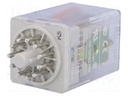 Relay: electromagnetic; 3PDT; Ucoil: 12VDC; 10A/250VAC; 10A/24VDC