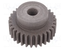 Spur gear; whell width: 35mm; Ø: 64mm; Number of teeth: 30; ZCL