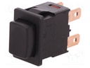 Switch: push-button; Pos: 2; DPST-NO; 16A/250VAC; black; none; IP40