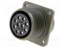 Connector: circular; Series: DS/MS; socket; female; PIN: 10; 13A
