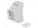 Programmable time switch; Range: 1 year; SPDT x2; 230VAC; DIN