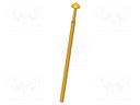 Needle-like test probe; Operational spring compression: 2mm