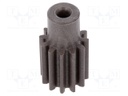 Spur gear; whell width: 25mm; Ø: 14mm; Number of teeth: 12; ZCL