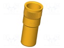 Test probe socket; Contact plating: gold-plated; screw-in; 16mm