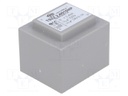 Transformer: encapsulated; 2.4VA; 230VAC; 24V; 0.1A; Mounting: PCB