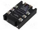 Relay: solid state; Ucntrl: 3÷32VDC; 25A; 24÷480VAC; 3-phase