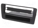 Radio mounting frame; Audi; 1 DIN; black