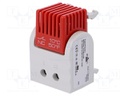 Sensor: thermostat; Topen: 10°C; Tclos: 0°C; Contacts: NC; 5A; 250VAC