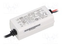 Power supply: switched-mode; LED; 8W; 8÷16VDC; 500mA; 180÷264VAC