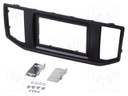 Radio frame; VW; 2 DIN; black