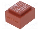 Transformer: encapsulated; 1.5VA; 230VAC; 15V; 100mA; Mounting: PCB