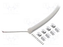 NEON LED tape; white neutral; 24V; LED/m: 120; 10mm; IP65; 9.6W/m