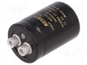 Capacitor: electrolytic; 220uF; 400VDC; Leads: screw; ESR: 570mΩ