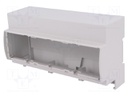 Enclosure: for DIN rail mounting; Y: 91mm; X: 160.2mm; Z: 53mm; ABS