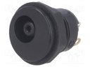Socket; DC supply; female; 6,5/4,3/1,4mm; 6.5mm; 4.3mm; soldering
