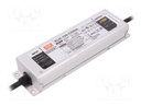 Power supply: switched-mode; LED; 150W; 150÷300VDC; 250÷500mA