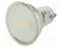 LED lamp; warm white; GU10; 230VAC; 460lm; 5W; 110°; 3000K