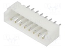 Socket; wire-board; male; 1.25mm; PIN: 8; THT; 125V; 1A; tinned