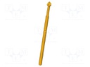 Needle-like test probe; Operational spring compression: 2.2mm