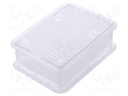 Enclosure: for computer; Raspberry Pi 4 B; semi-transparent