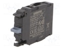 Contact Block, Screw, 2 Pole, 10 A, 110 V