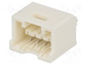 Socket; wire-board; male; CLIK-Mate; 1.5mm; PIN: 4; THT; PCB snap; 2A