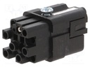 Connector: rectangular; female; EPIC H-A; PIN: 13; 12+PE; 10A; 400V