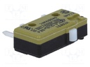 Microswitch SNAP ACTION; without lever; SPDT; 5A/250VAC; ON-(ON)