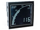 Ammeter, APM Series, AC, DC Current, 0A to 5A, 4 Digits, 12 to 24 Vdc, Negative LCD