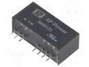 Converter: DC/DC; 2W; Uin: 18÷75V; 12VDC; Iout: 85mA; SIP; 6.5g; OUT: 2
