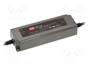 Power supply: switched-mode; LED; 120W; 24VDC; 14.4÷24VDC; 5A; IP67